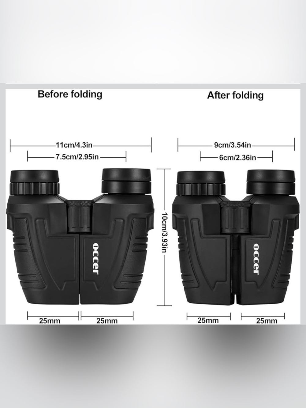 Occer Compact Binoculars - Picture 4 of 10